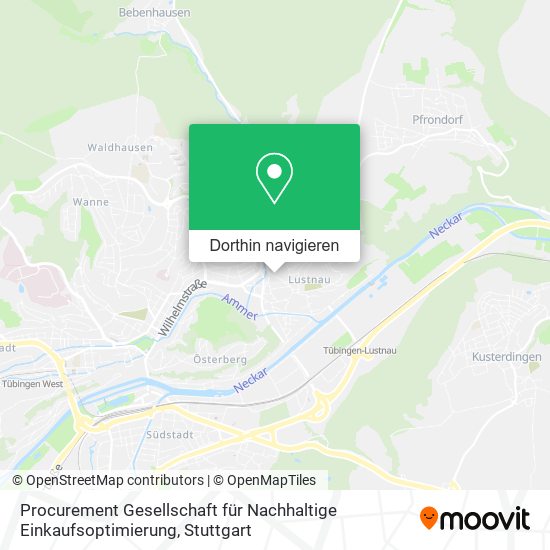 Procurement Gesellschaft für Nachhaltige Einkaufsoptimierung Karte