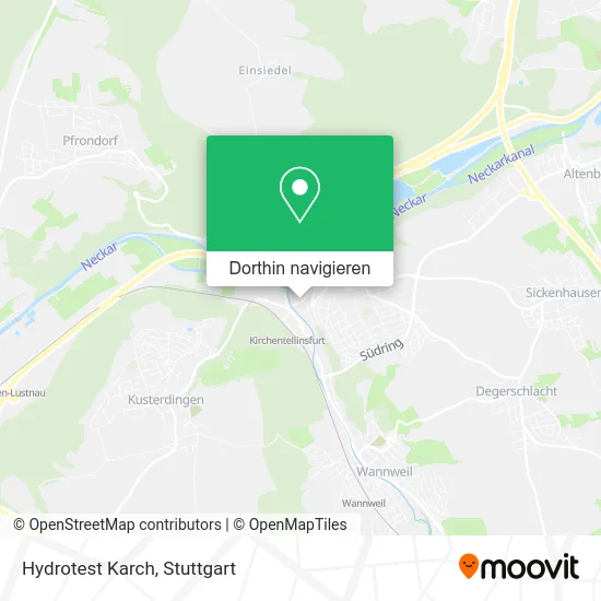 Hydrotest Karch Karte