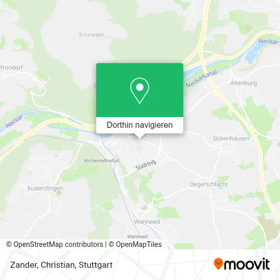 Zander, Christian Karte