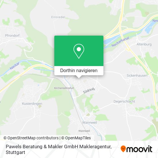 Pawels Beratung & Makler GmbH Makleragentur Karte