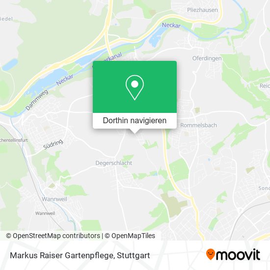 Markus Raiser Gartenpflege Karte