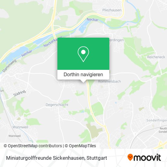Miniaturgolffreunde Sickenhausen Karte