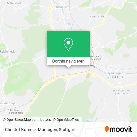 Christof Korneck Montagen Karte