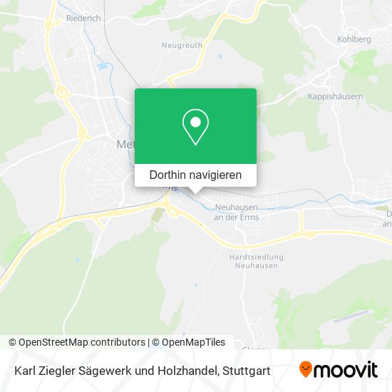 Karl Ziegler Sägewerk und Holzhandel Karte