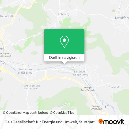 Geu Gesellschaft für Energie und Umwelt Karte