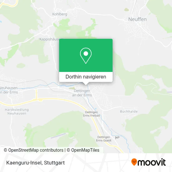 Kaenguru-Insel Karte