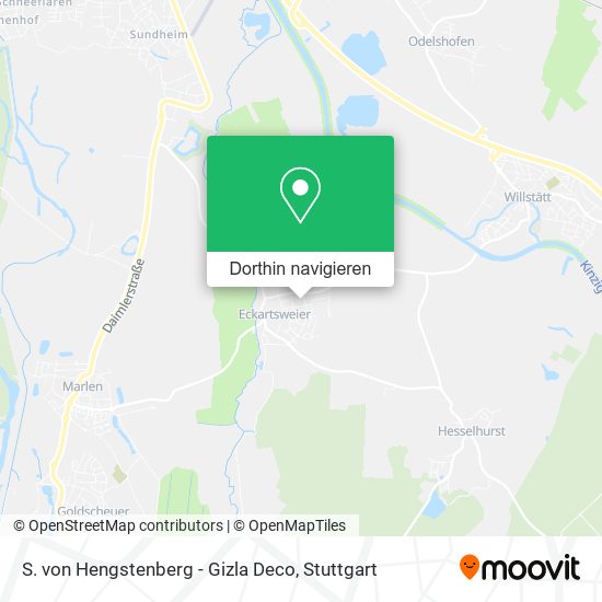 S. von Hengstenberg - Gizla Deco Karte