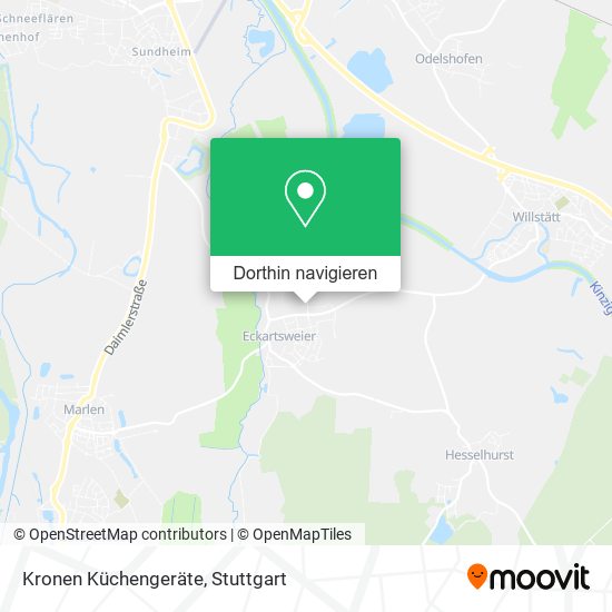 Kronen Küchengeräte Karte