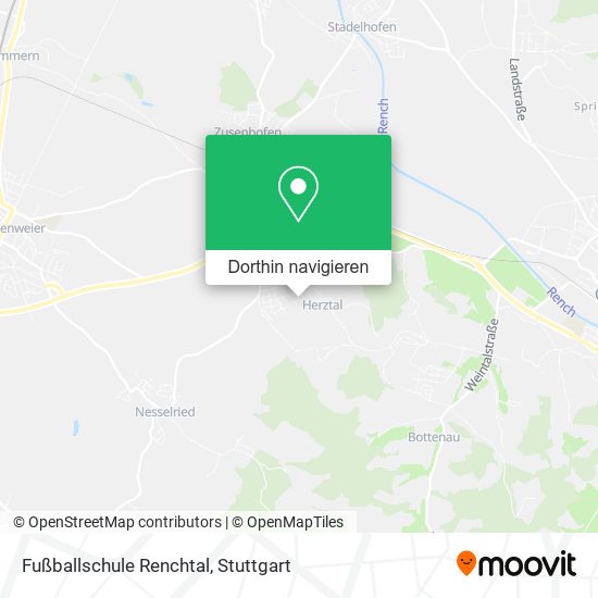 Fußballschule Renchtal Karte