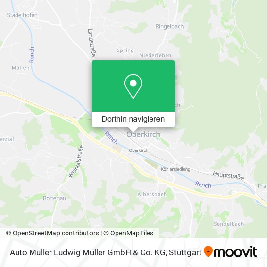Auto Müller Ludwig Müller GmbH & Co. KG Karte