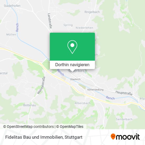 Fidelitas Bau und Immobilien Karte