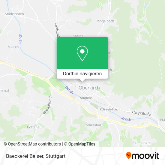 Baeckerei Beiser Karte