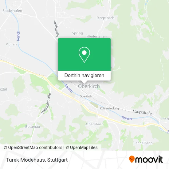 Turek Modehaus Karte