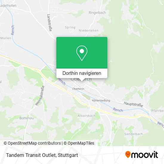 Tandem Transit Outlet Karte