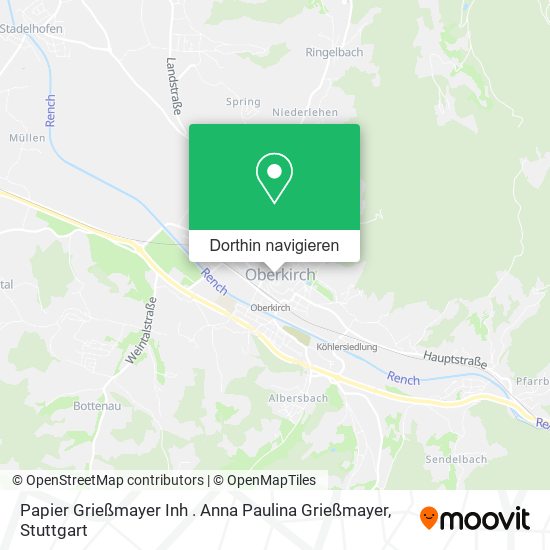 Papier Grießmayer Inh . Anna Paulina Grießmayer Karte