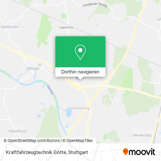 Kraftfahrzeugtechnik Götte Karte