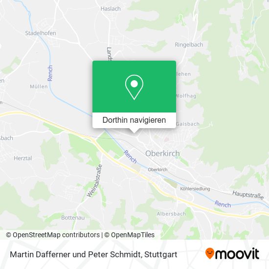 Martin Dafferner und Peter Schmidt Karte
