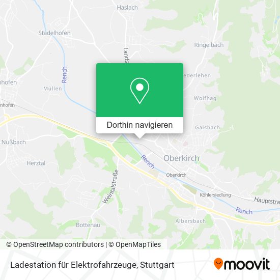 Ladestation für Elektrofahrzeuge Karte