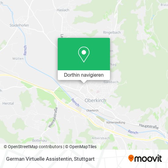 German Virtuelle Assistentin Karte