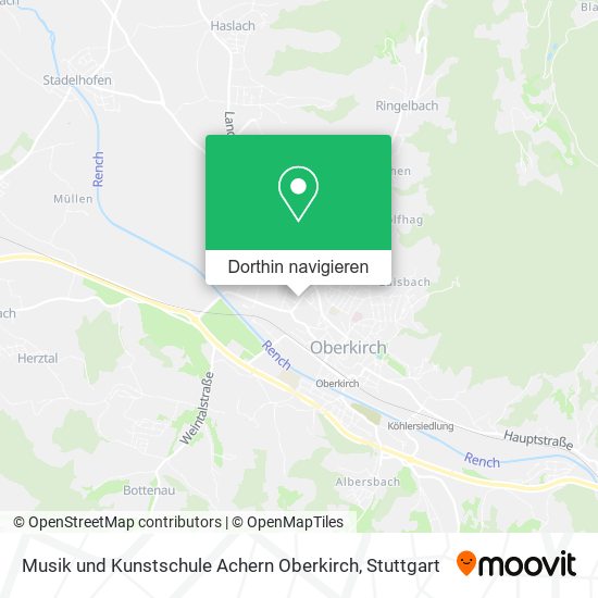 Musik und Kunstschule Achern Oberkirch Karte