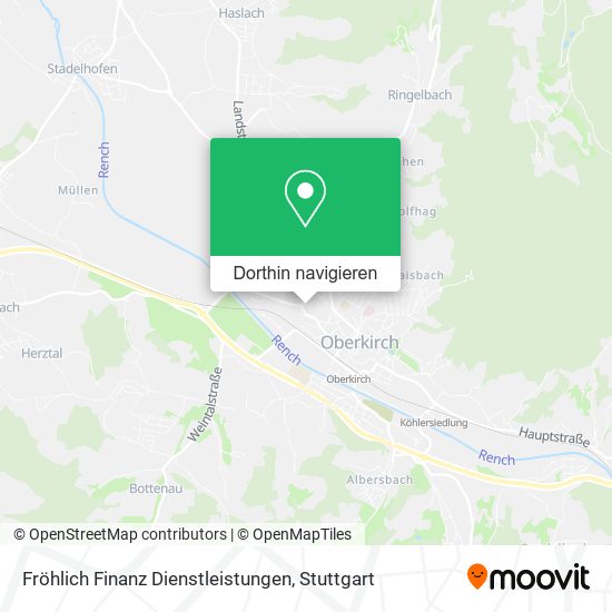 Fröhlich Finanz Dienstleistungen Karte