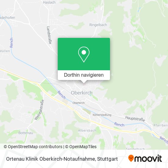 Ortenau Klinik Oberkirch-Notaufnahme Karte