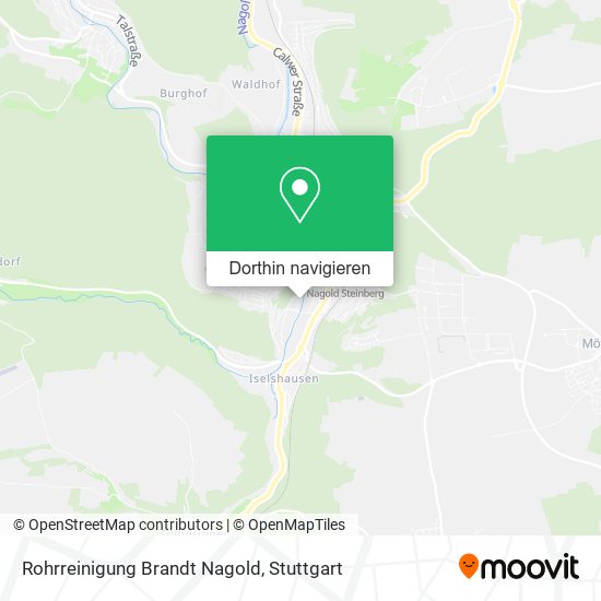 Rohrreinigung Brandt Nagold Karte