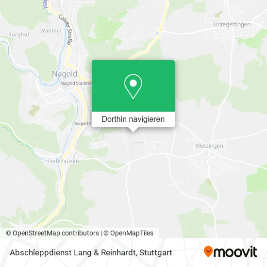 Abschleppdienst Lang & Reinhardt Karte