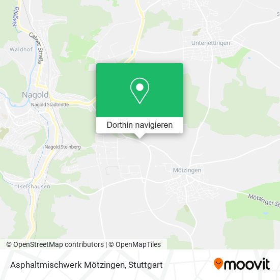 Asphaltmischwerk Mötzingen Karte