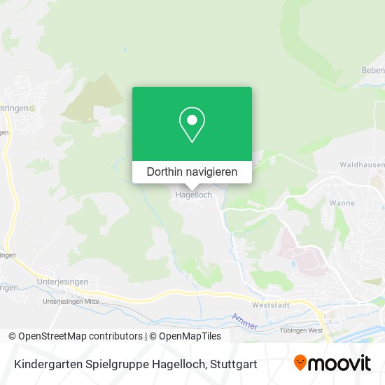 Kindergarten Spielgruppe Hagelloch Karte