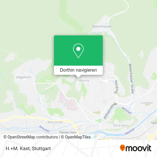 H.+M. Kast Karte
