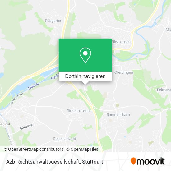 Azb Rechtsanwaltsgesellschaft Karte