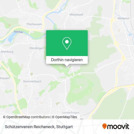 Schützenverein Reicheneck Karte