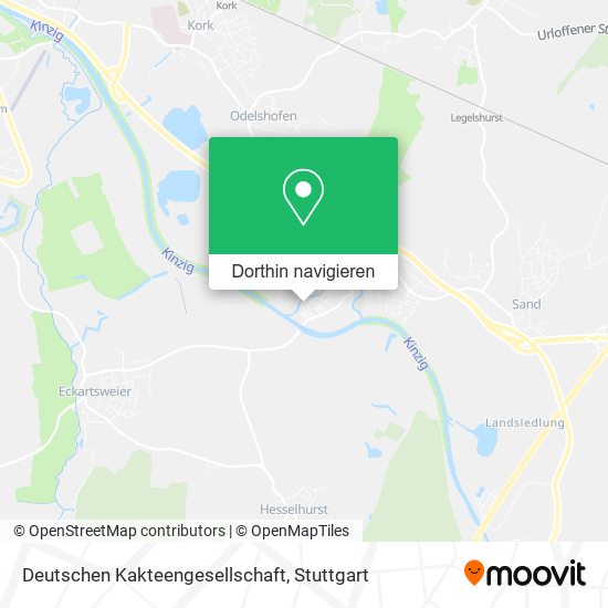 Deutschen Kakteengesellschaft Karte
