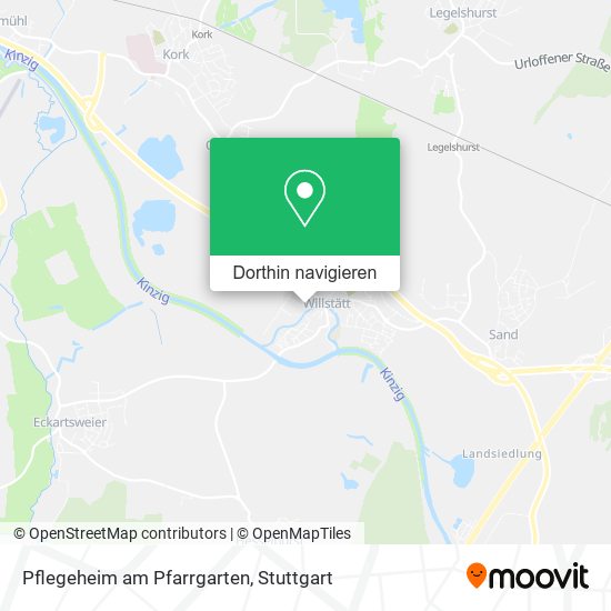 Pflegeheim am Pfarrgarten Karte