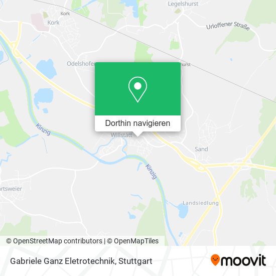 Gabriele Ganz Eletrotechnik Karte