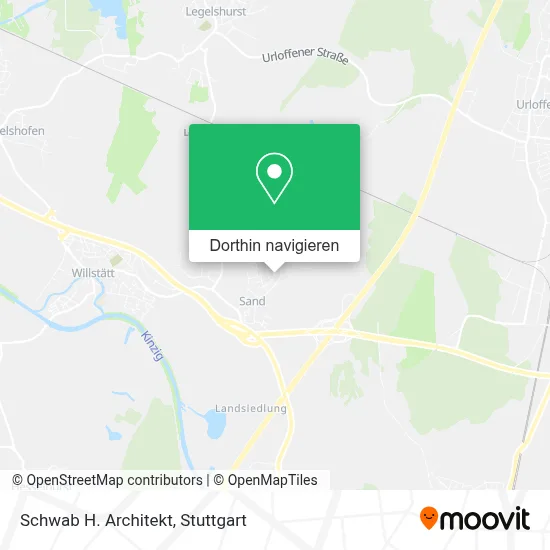 Schwab H. Architekt Karte