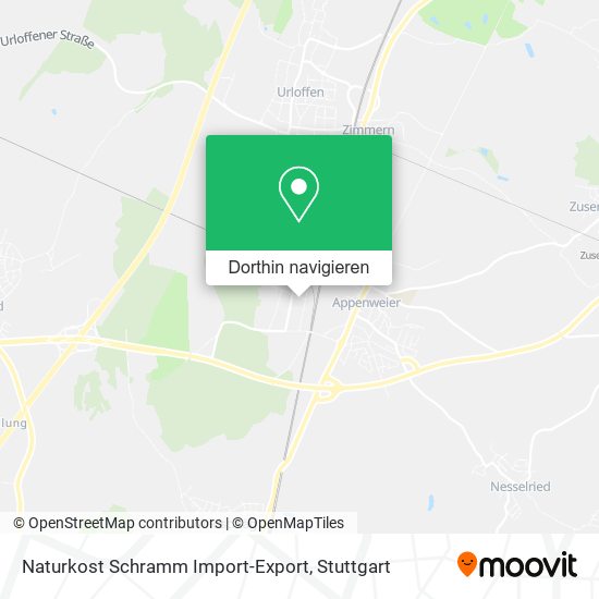 Naturkost Schramm Import-Export Karte