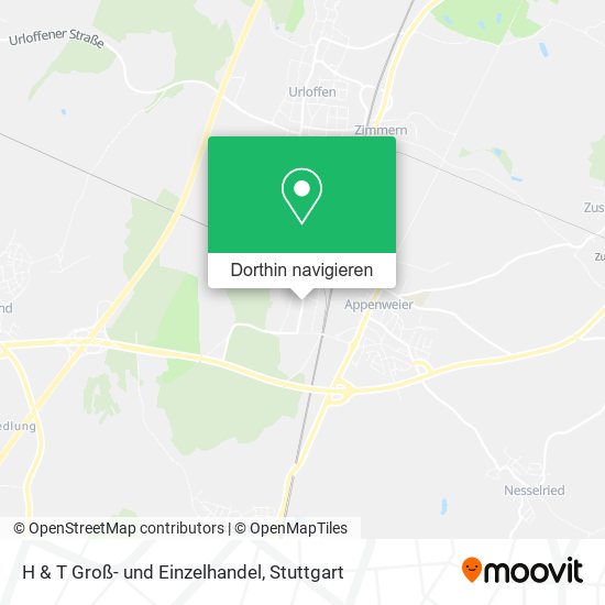 H & T Groß- und Einzelhandel Karte