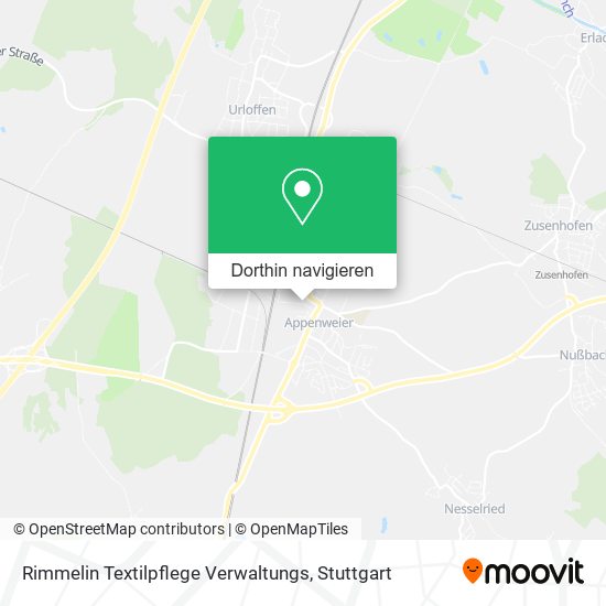 Rimmelin Textilpflege Verwaltungs Karte