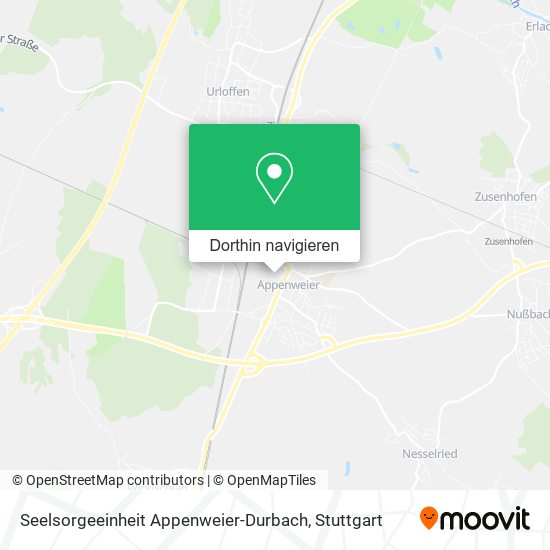 Seelsorgeeinheit Appenweier-Durbach Karte