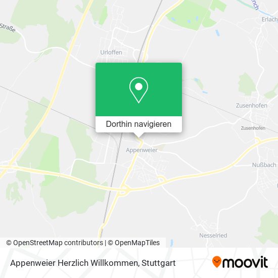 Appenweier Herzlich Willkommen Karte