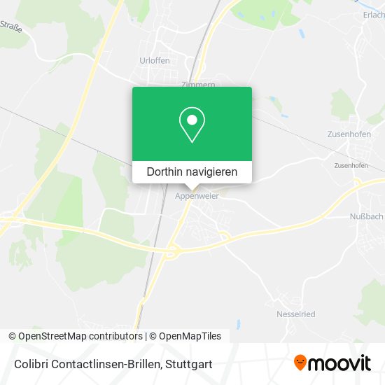 Colibri Contactlinsen-Brillen Karte