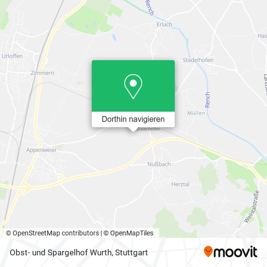 Obst- und Spargelhof Wurth Karte