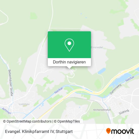 Evangel. Klinikpfarramt IV Karte