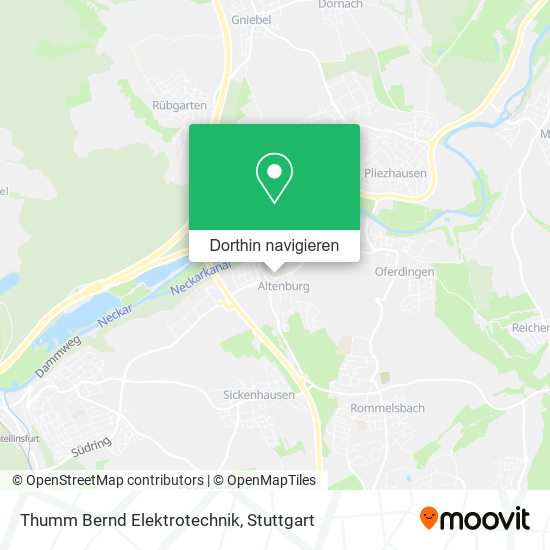Thumm Bernd Elektrotechnik Karte