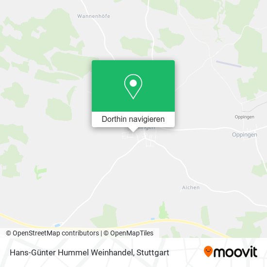 Hans-Günter Hummel Weinhandel Karte