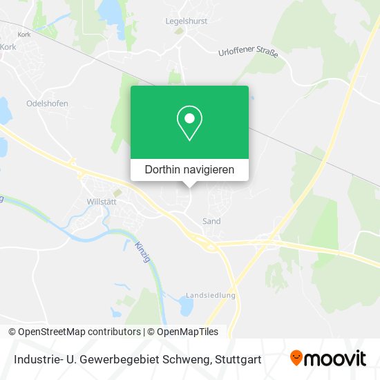 Industrie- U. Gewerbegebiet Schweng Karte