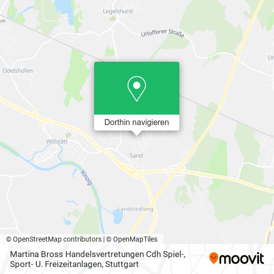 Martina Bross Handelsvertretungen Cdh Spiel-, Sport- U. Freizeitanlagen Karte