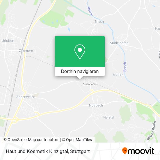 Haut und Kosmetik Kinzigtal Karte